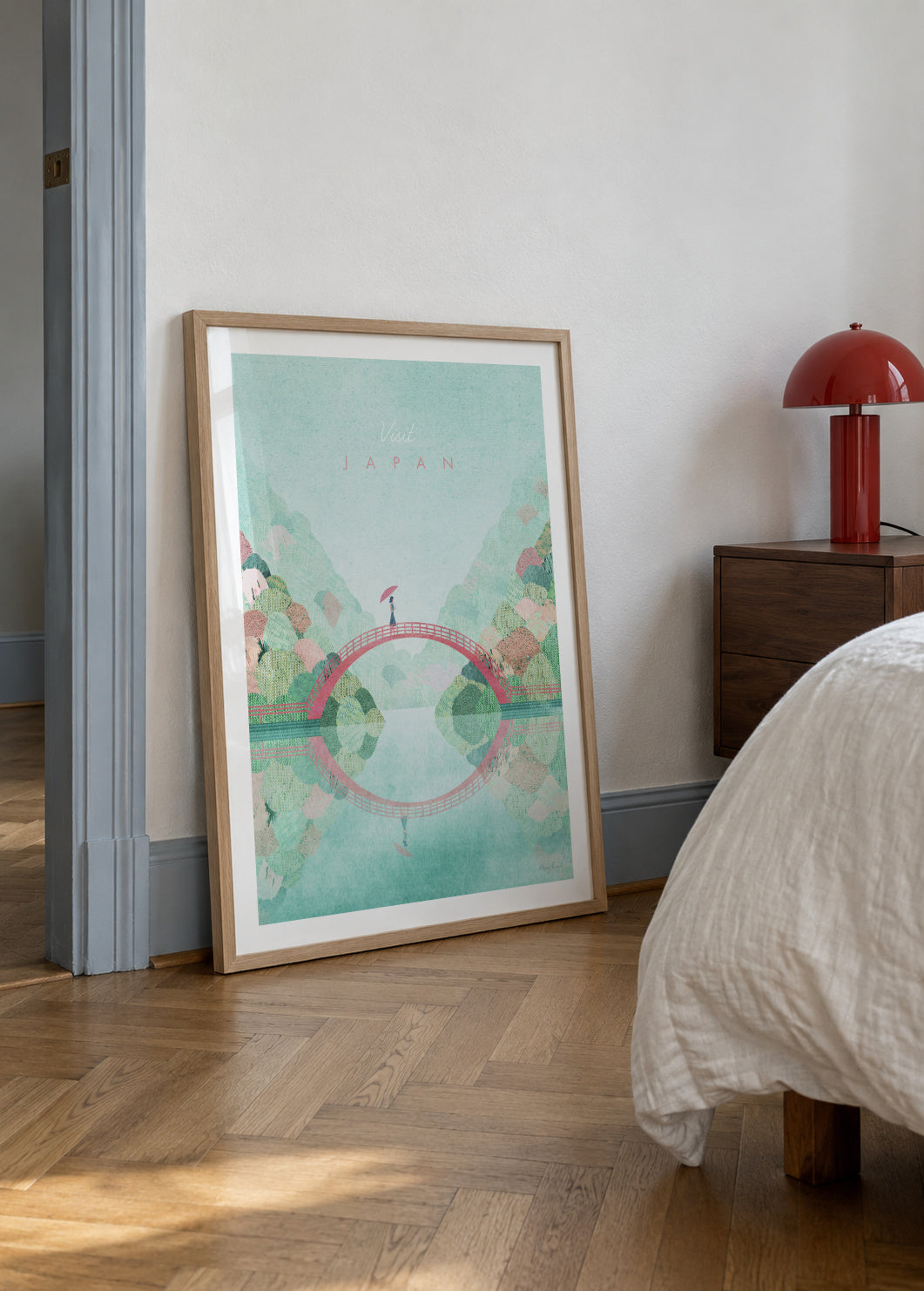 Japan II - Framed poster in an interior