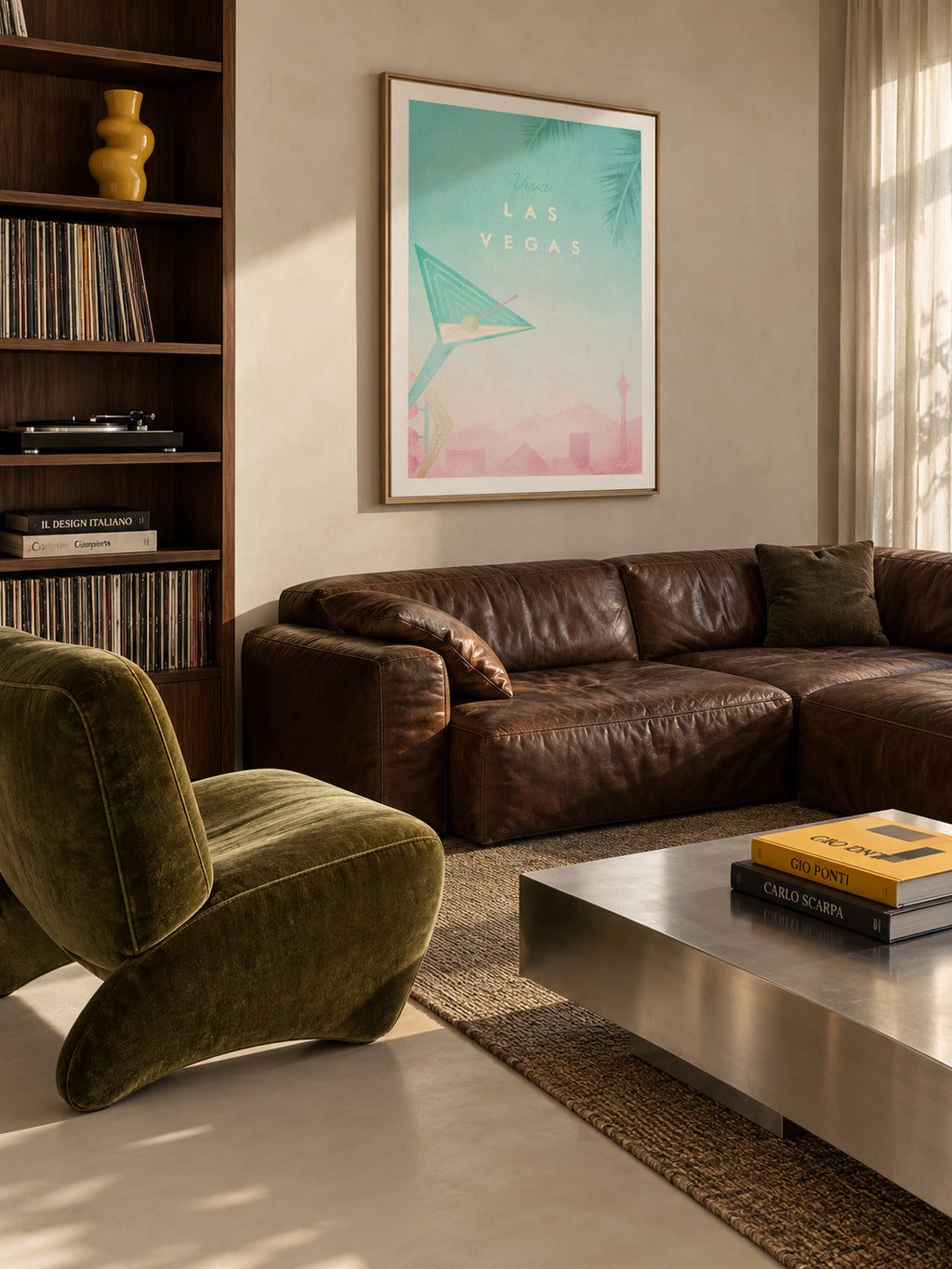 Las Vegas - Framed canvas in an interior