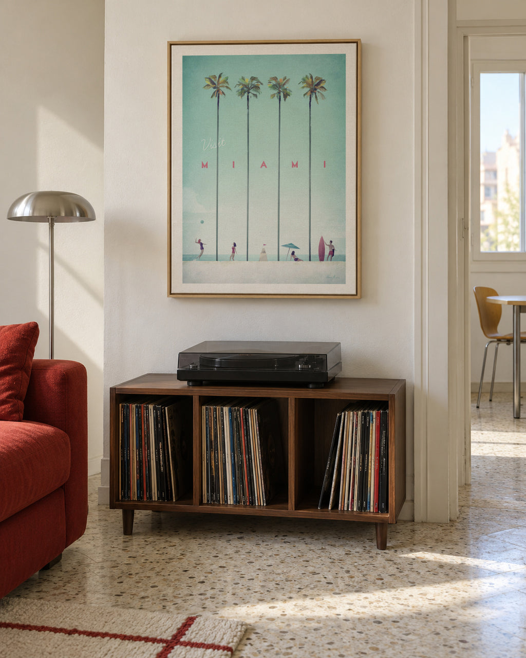 Miami - Framed canvas in an interior