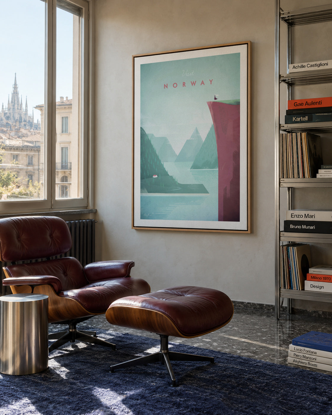 Norway - Framed canvas in an interior