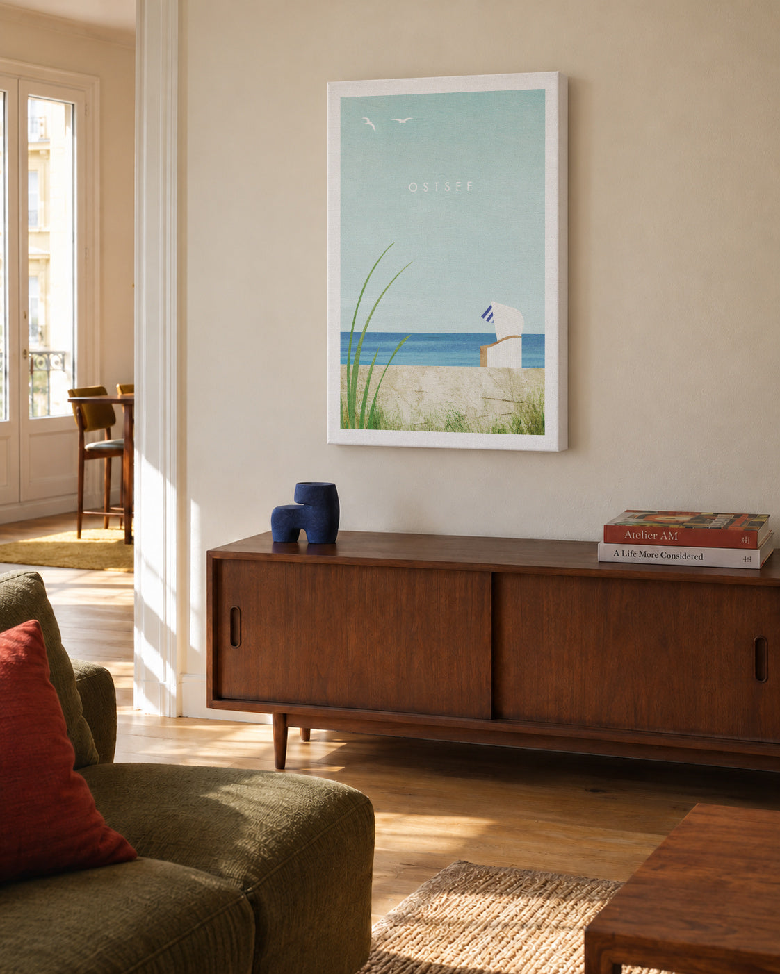 Ostsee - Unframed canvas in an interior