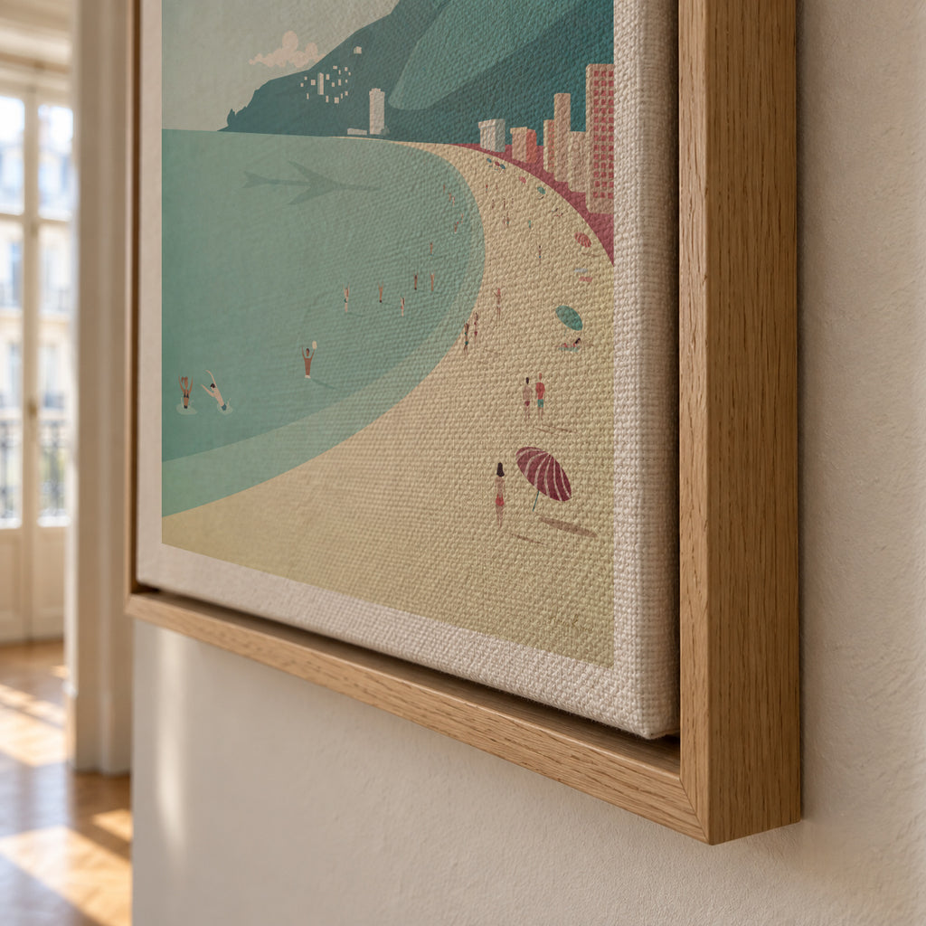 Rio - Framed canvas detail
