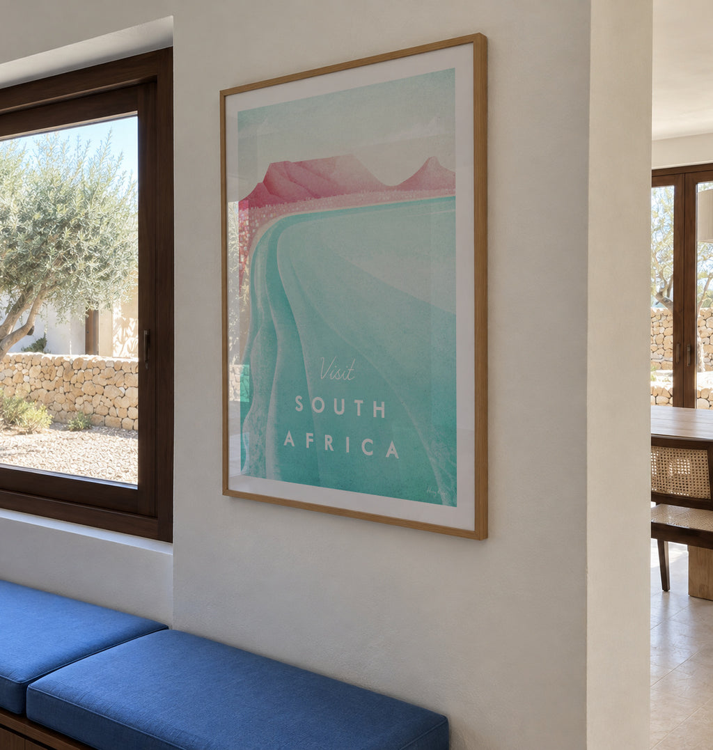 South Africa - Framed poster in an interior