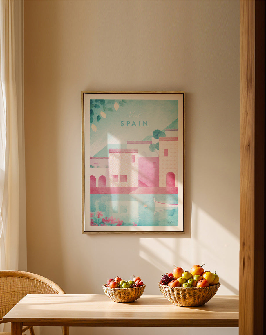 Spain - Framed canvas in an interior