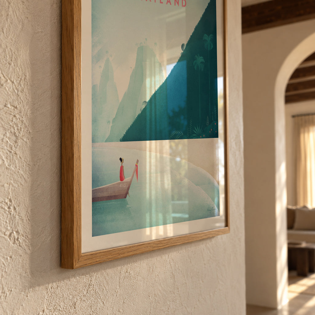 Thailand - Framed poster detail