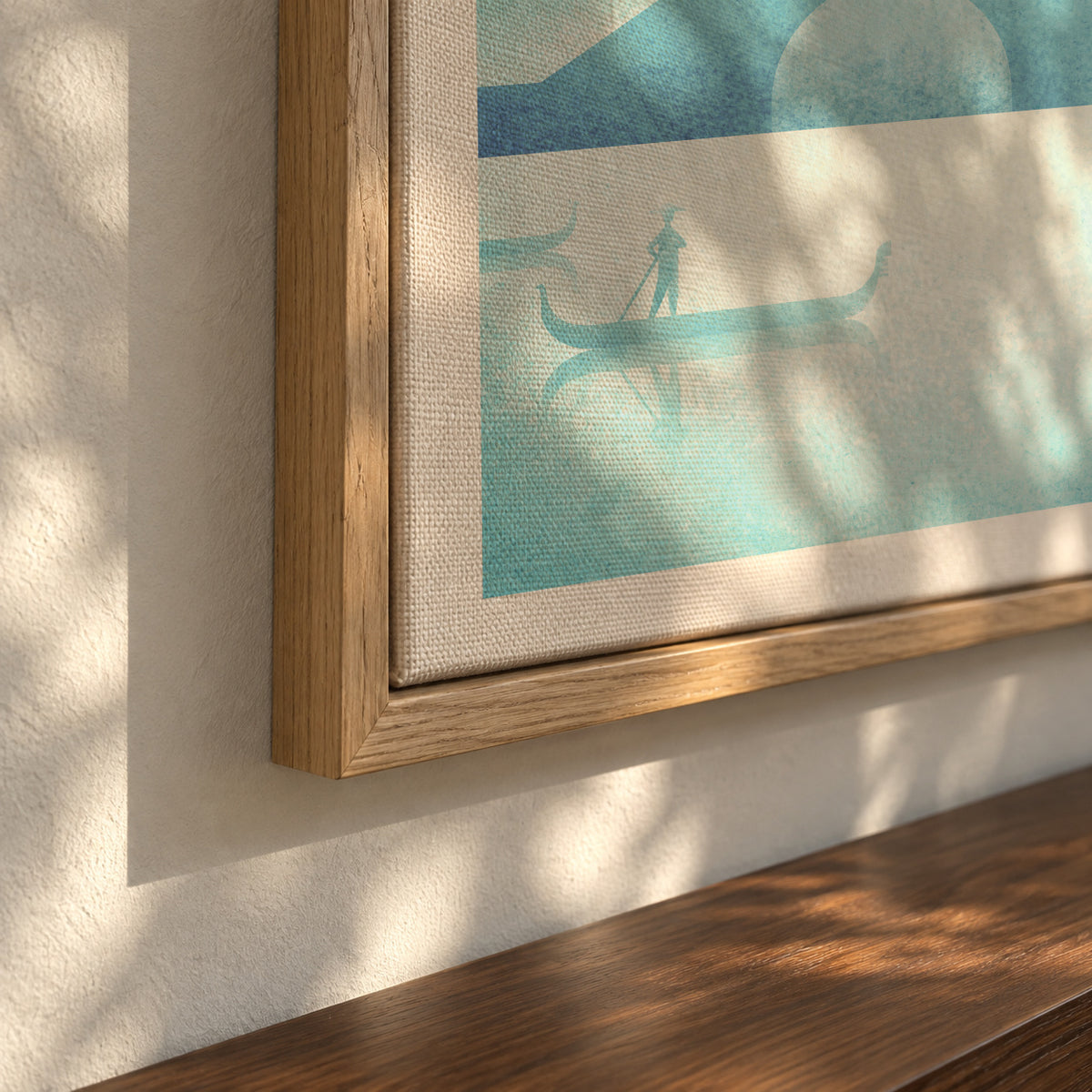 Venice - Framed canvas detail