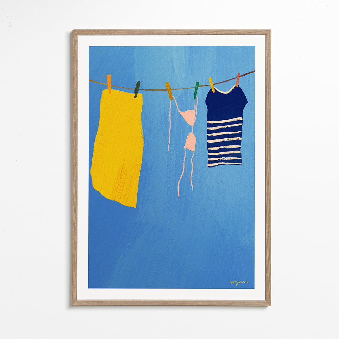 Illustration Summer laundry