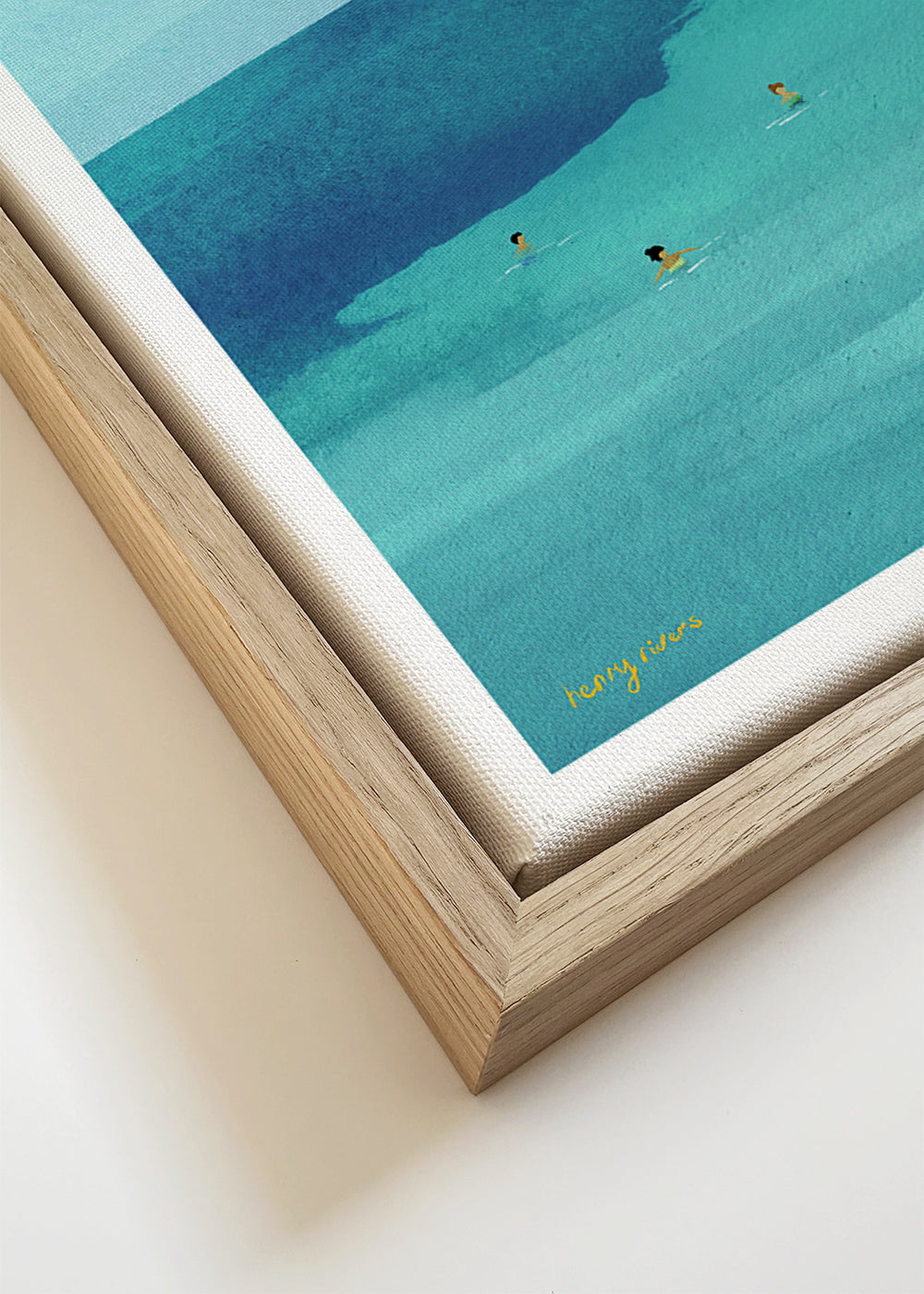 Landscape art Leap - sea swimming adventure