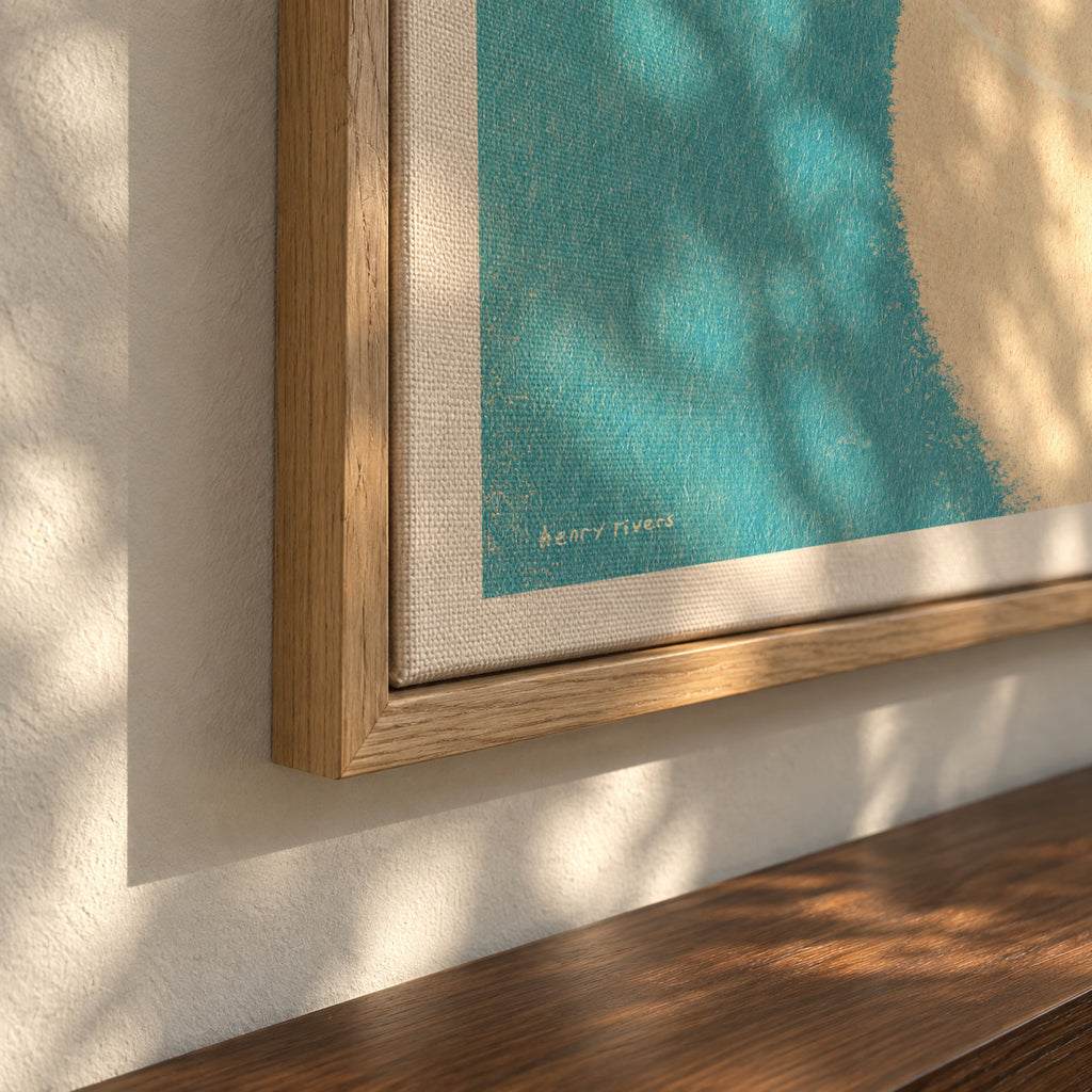 Gin and Tonic - Framed canvas detail