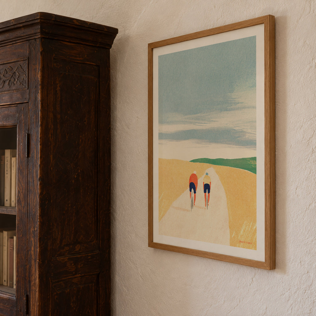 Cycle buddies - Framed poster detail
