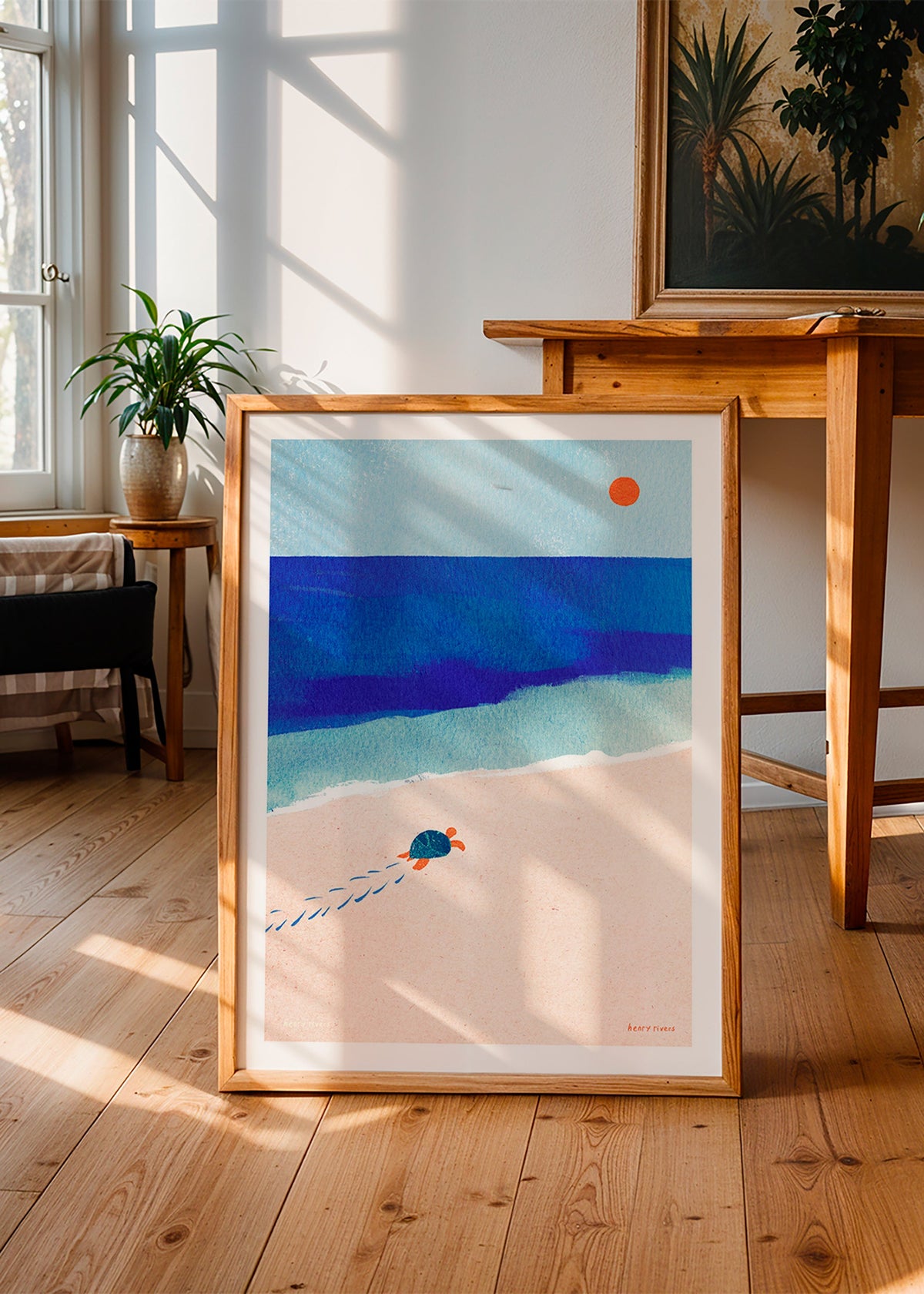 Turtle by the Sea Illustration – Product3