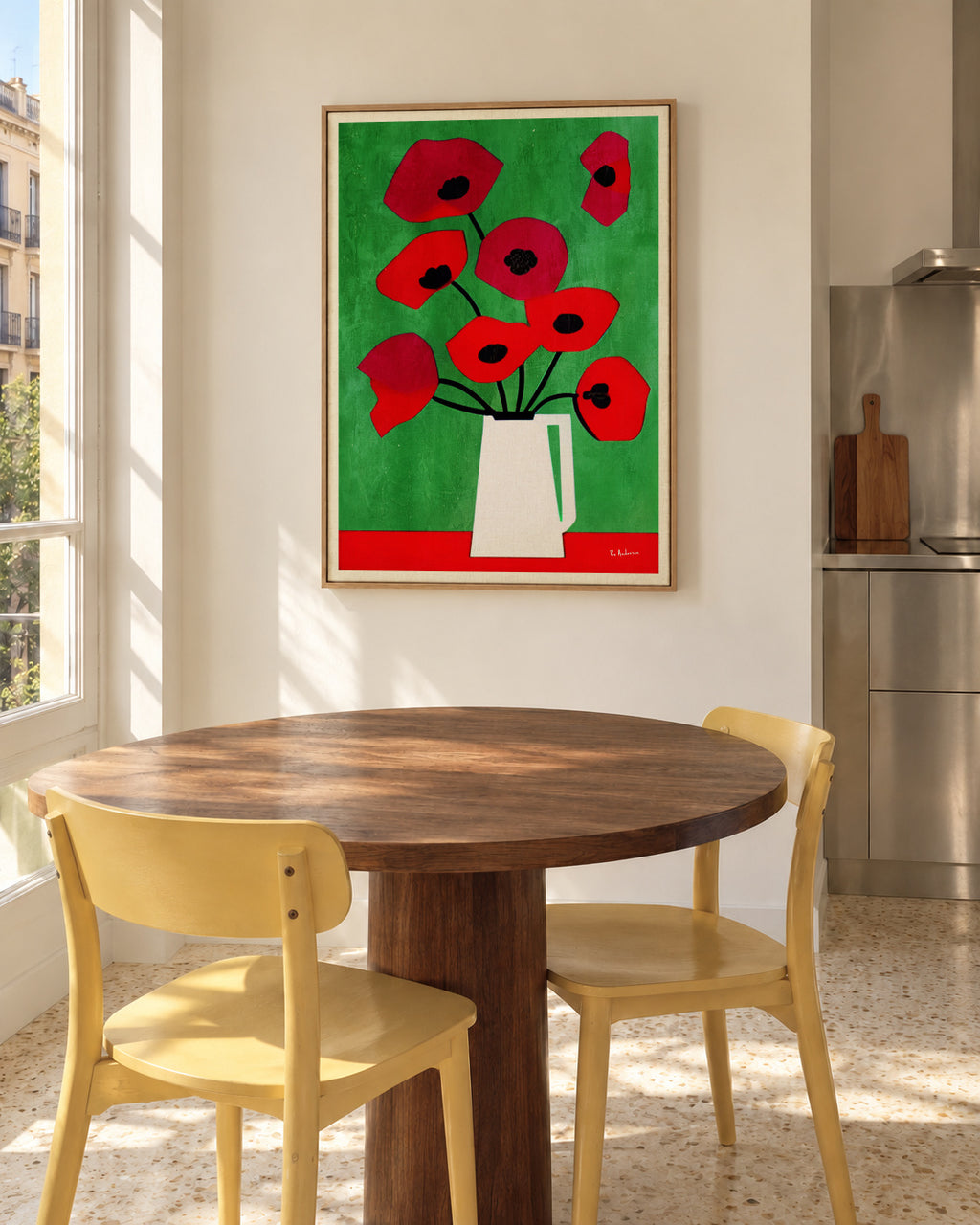 Vincent, My Love - Framed canvas in an interior