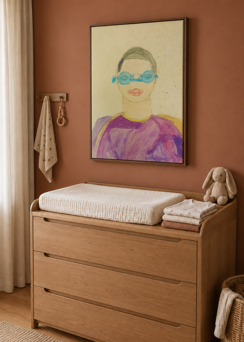 El meu entrenador - José Maria Escobar - Framed canvas in an interior