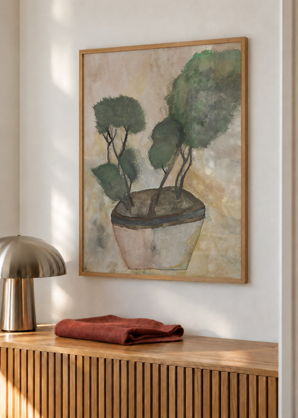 Un quadre imponent - Aina Fuster - Framed poster in an interior