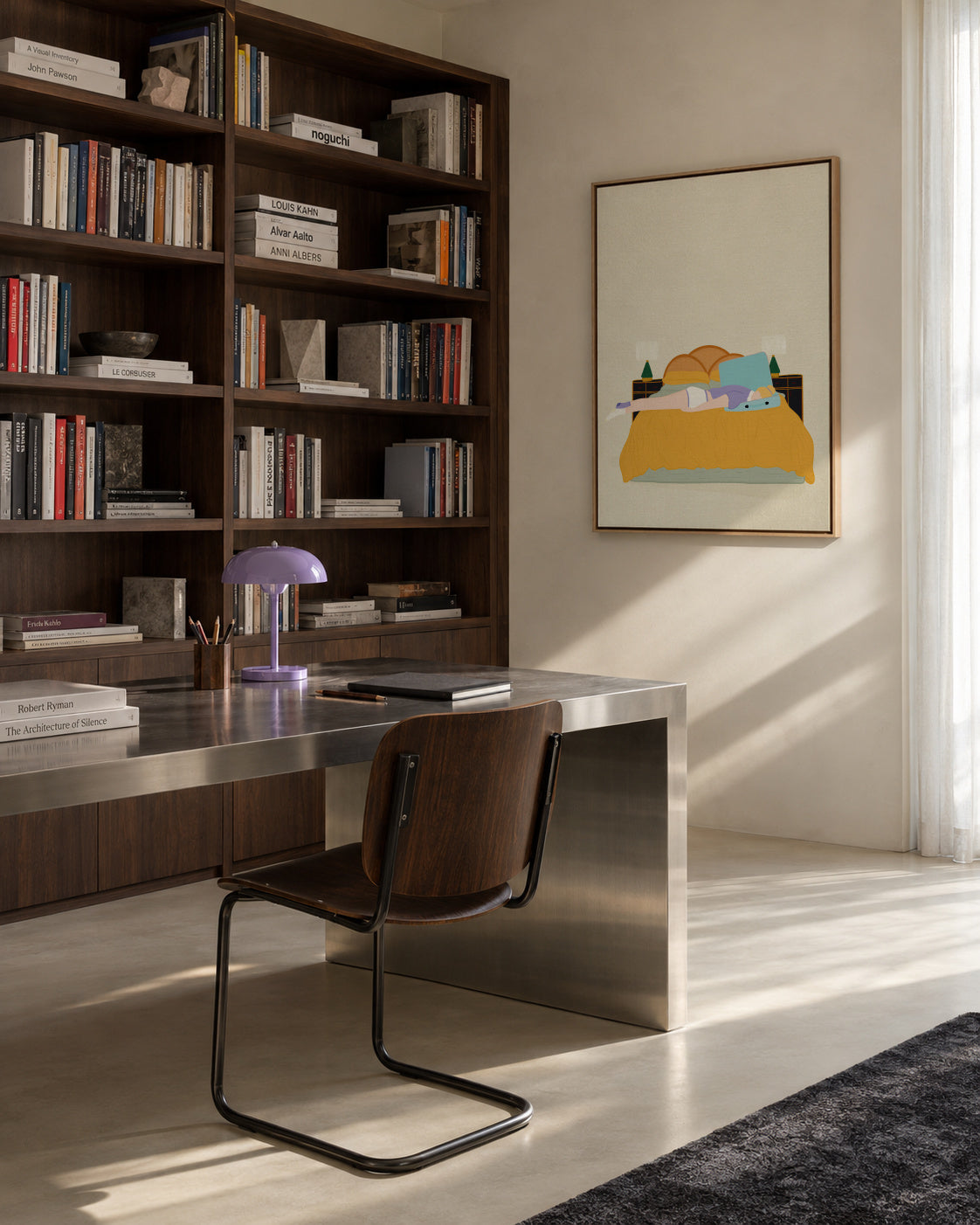 Digital Nomad - Framed canvas in an interior