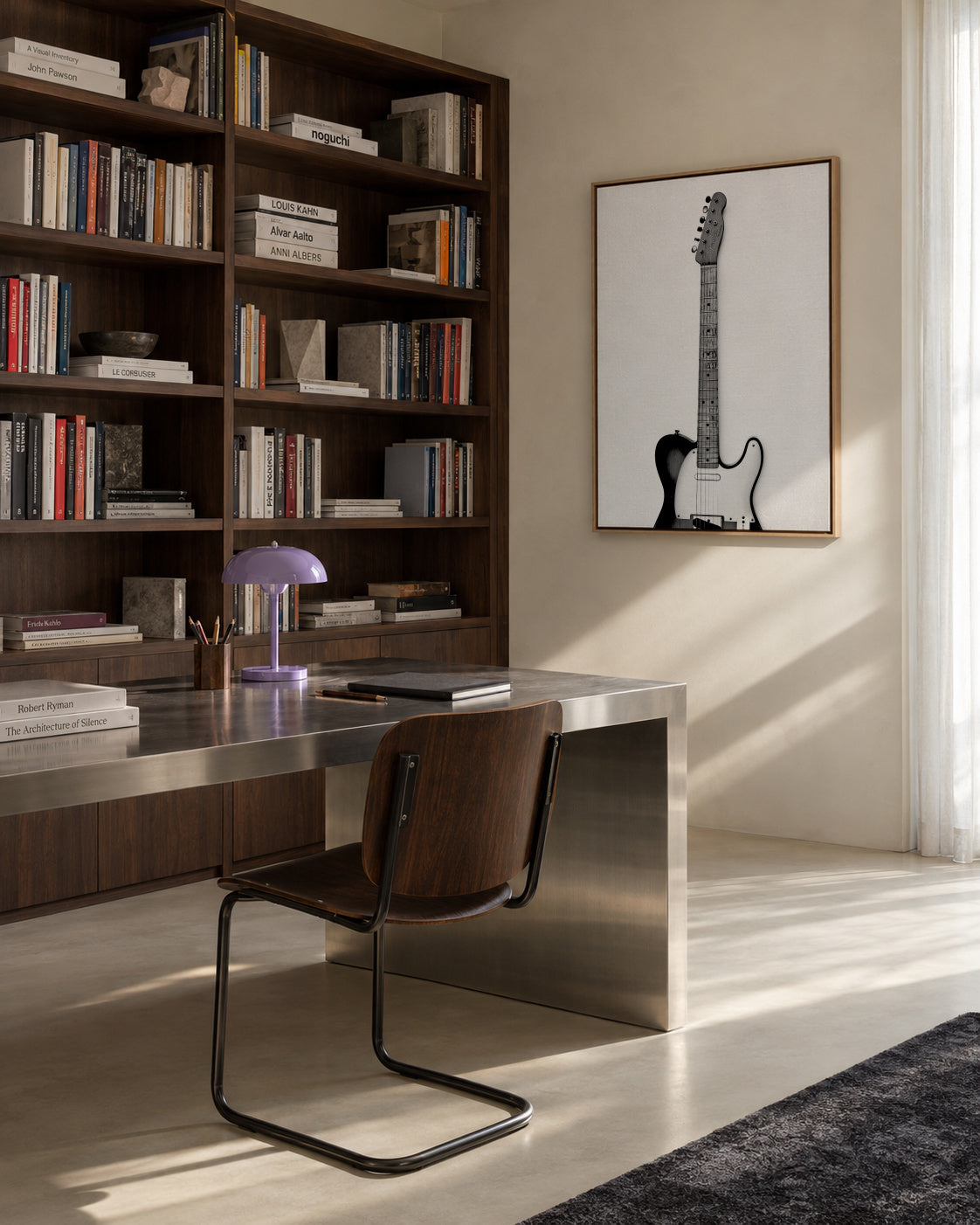 The Road Warrior - Framed canvas in an interior