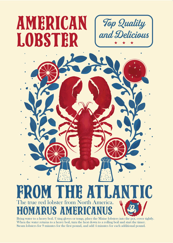 Lobster kitchen print - Dionisis Gemos