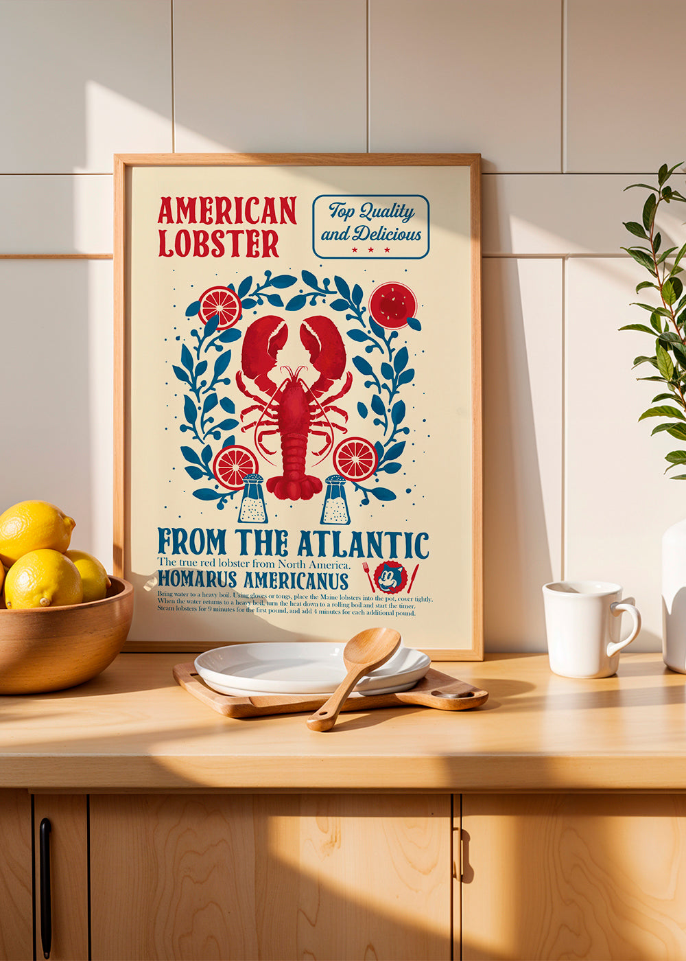 Lobster kitchen print - Dionisis Gemos