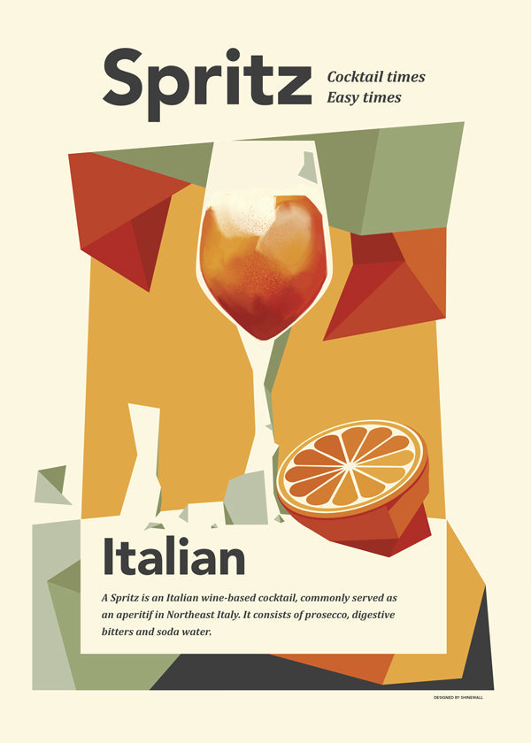 Aperol spritz print - Dionisis Gemos