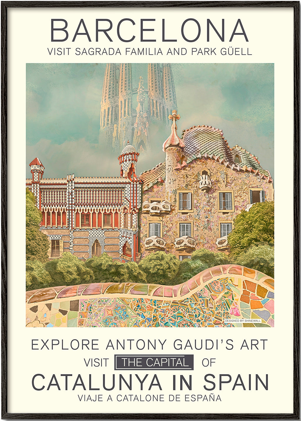 Barcelona print - Dionisis Gemos 