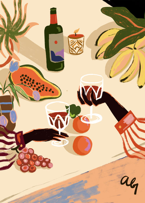 Cheers To You - Unframed art print