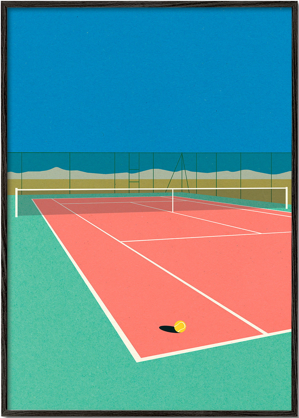 Tennis Court In the Desert - Rosi Feist