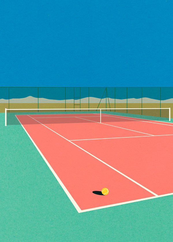 Tennis Court In the Desert - Rosi Feist