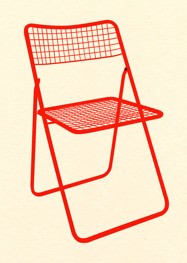 Ted Net Chair Red - Rosi Feist