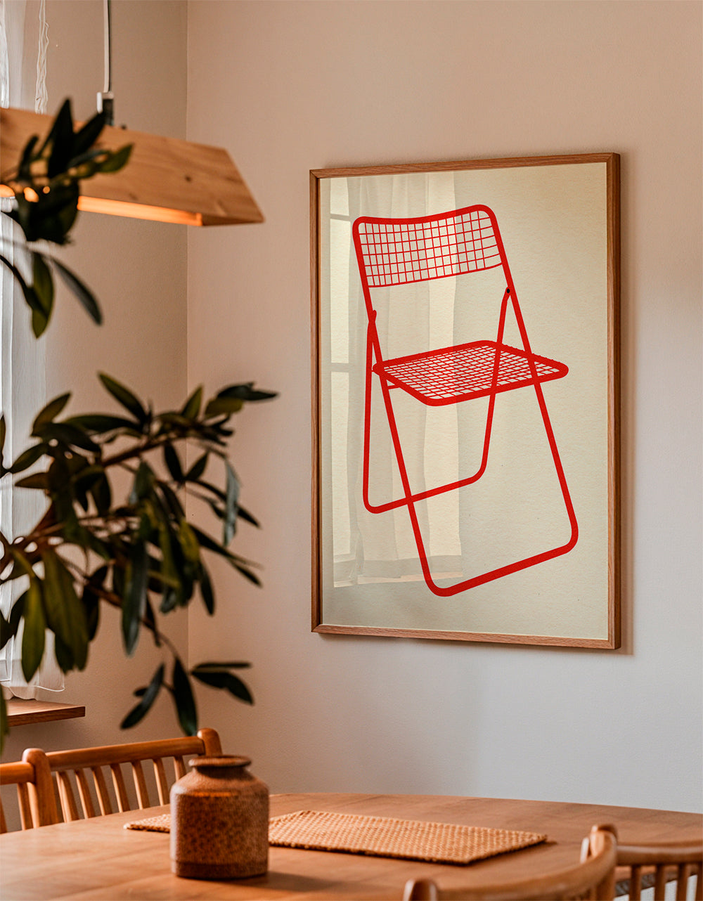 Ted Net Chair Red - Rosi Feist