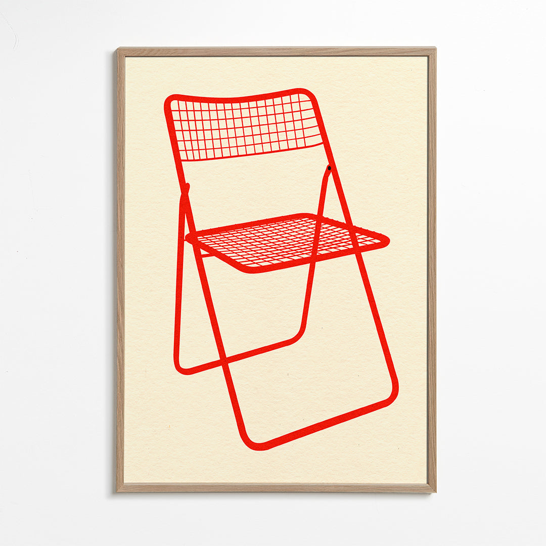 Ted Net Chair Red - Rosi Feist