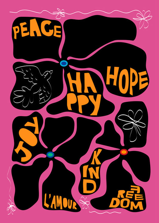 Flower of the Time - Purple - Frances Collett 