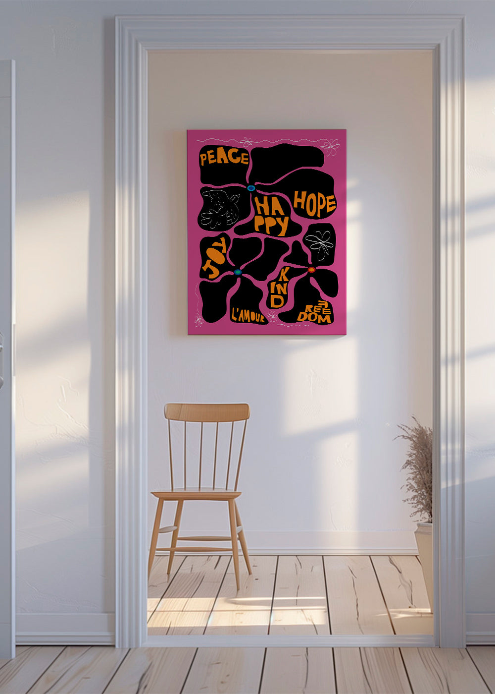 Flower of the Time - Purple - Frances Collett 