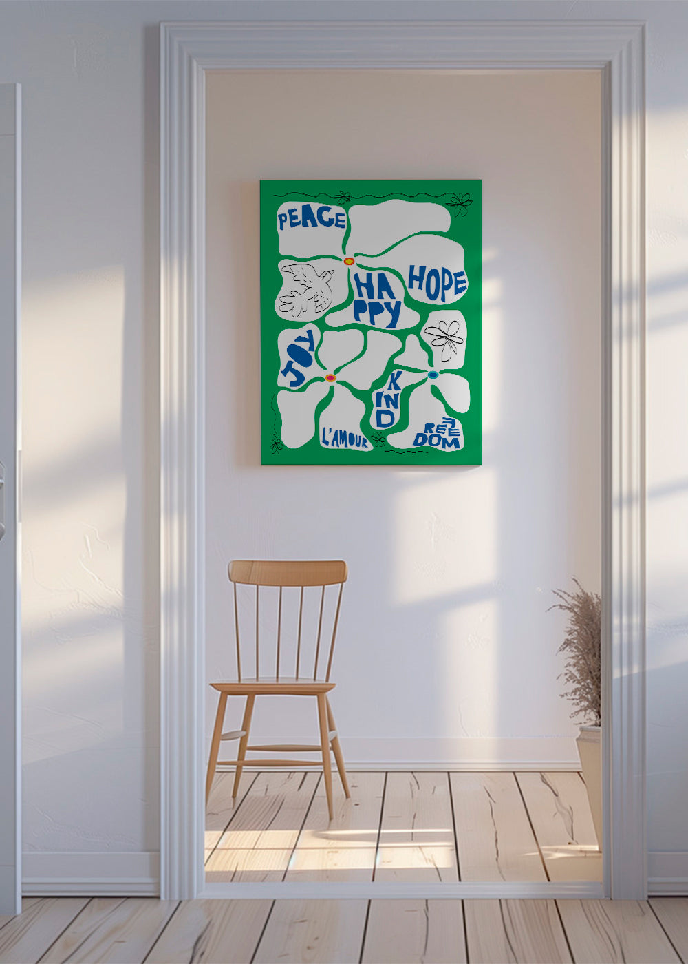 Flower of the Time - Green - Frances Collett 