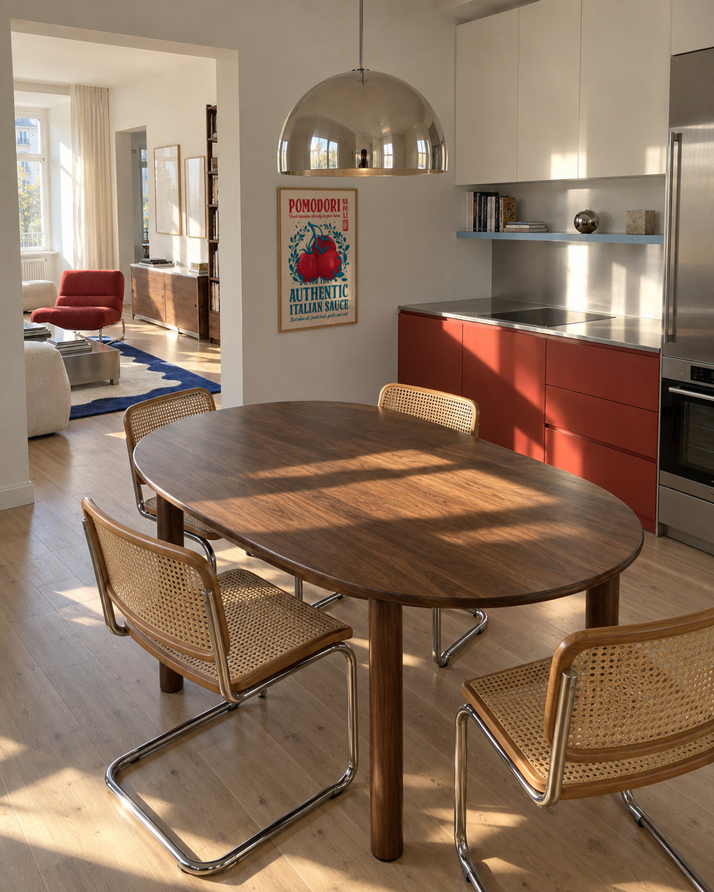 Pomodori Kitchen print - Framed poster in an interior