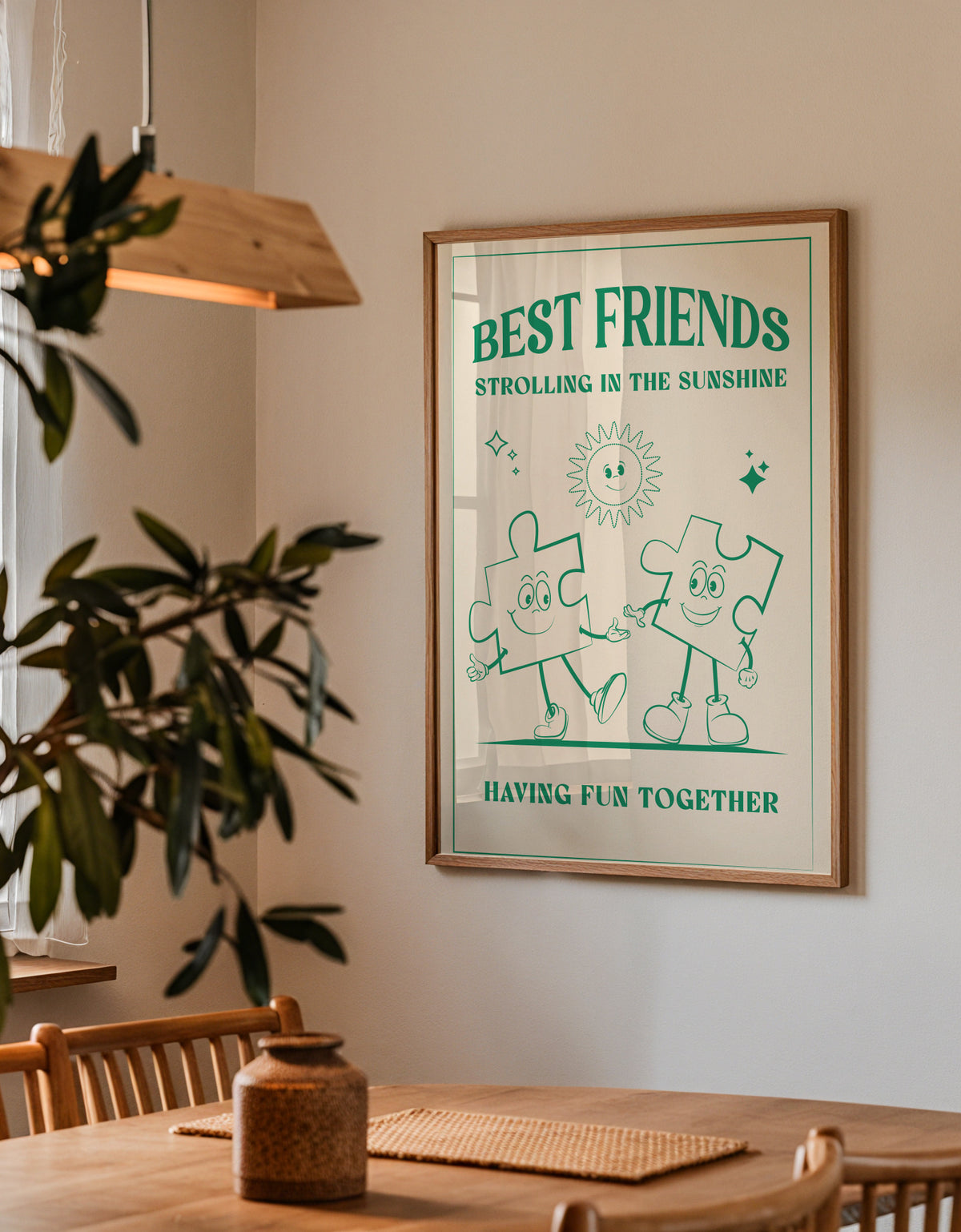 Best Friends - Framed poster detail