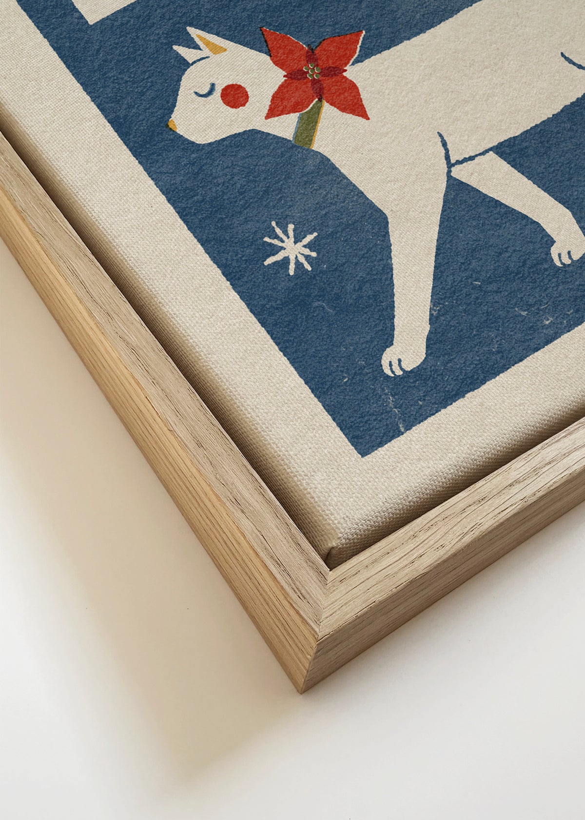 Bonne Nuit - Framed canvas detail