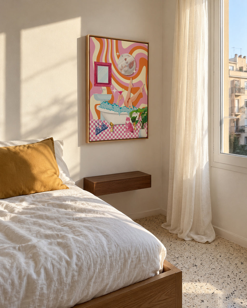27.png - Framed canvas in an interior