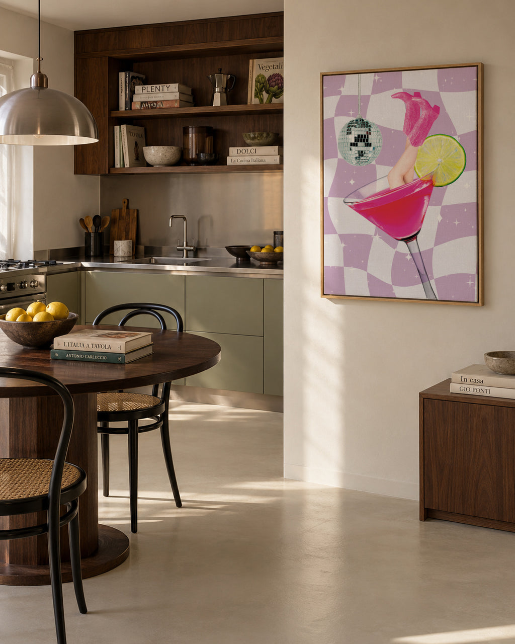 32.png - Framed canvas in an interior