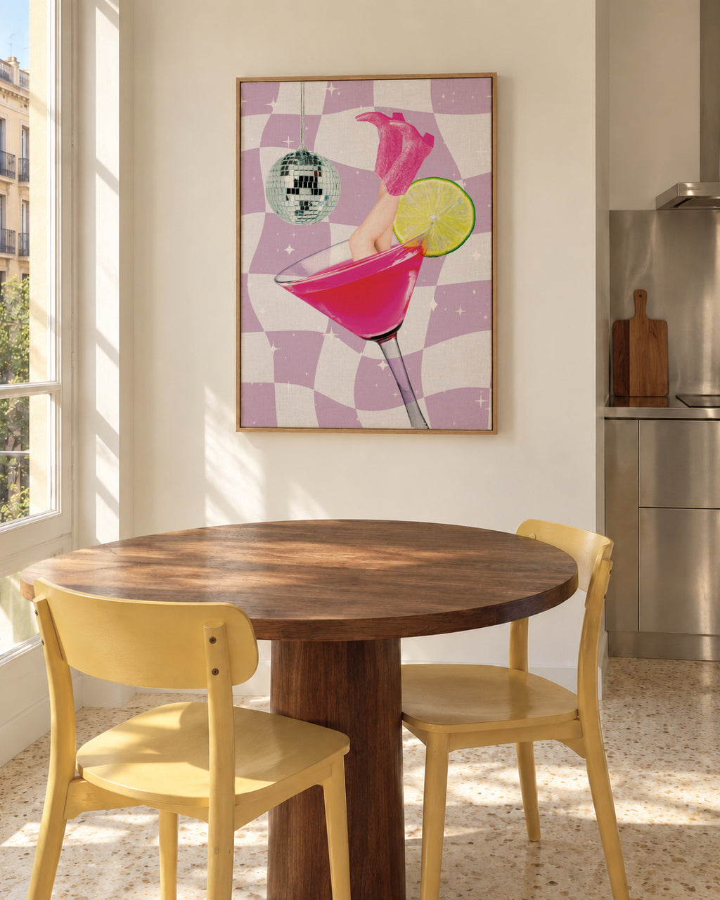 32.png - Framed canvas in an interior