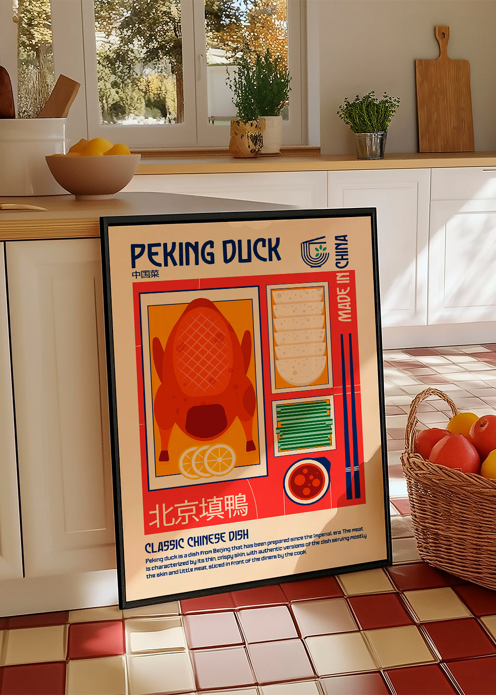 Peking Duck Japanese Food Print - Retrodrome