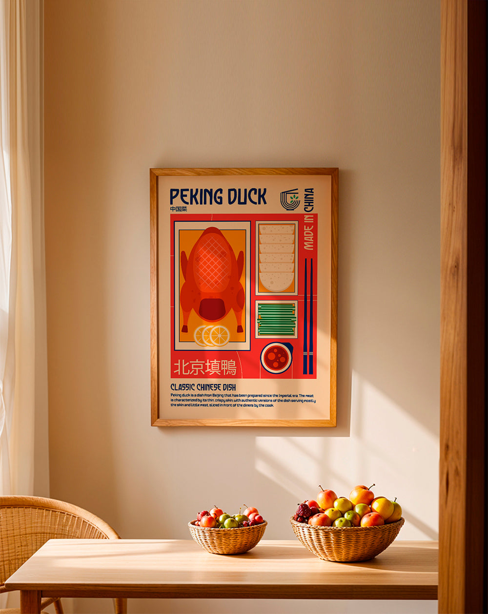 Peking Duck Japanese Food Print - Retrodrome