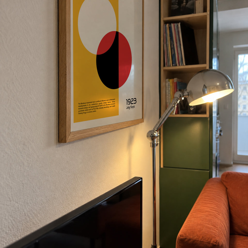Bauhaus Ausstellung III - Framed poster detail