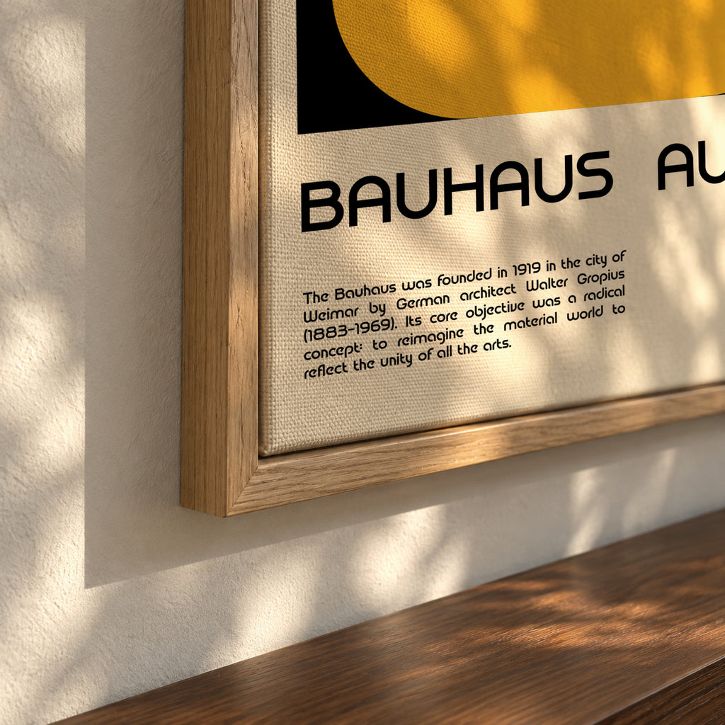 Bauhaus Ausstellung 1923 - Framed canvas detail