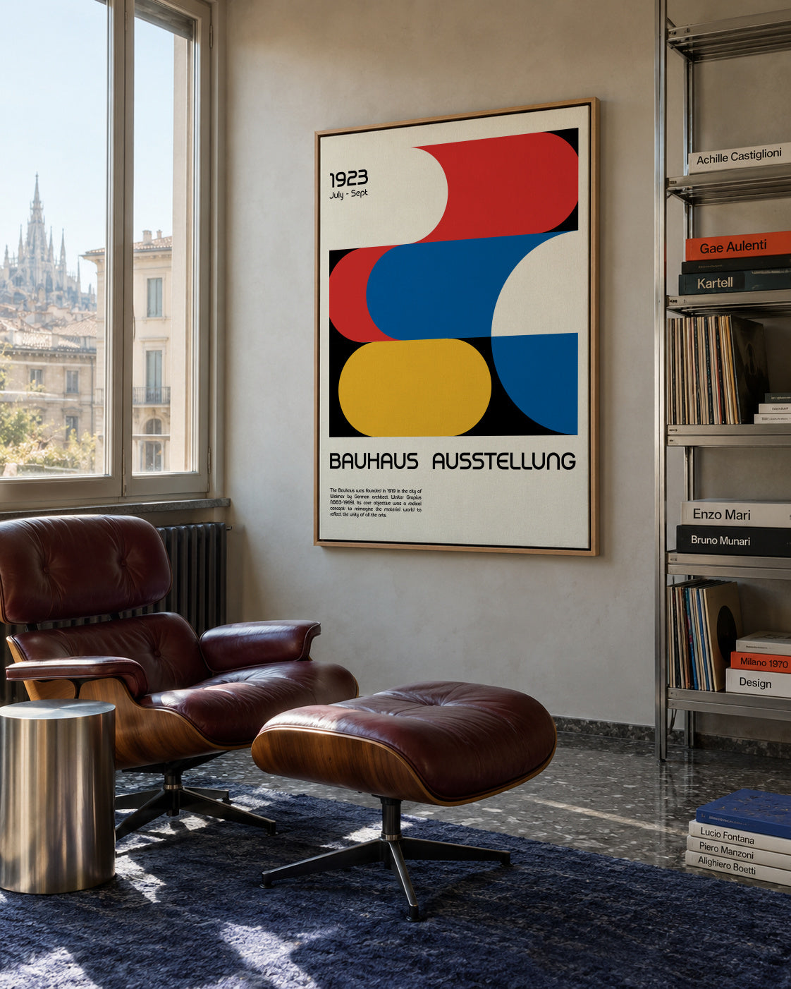 Bauhaus Ausstellung 1923 - Framed canvas in an interior