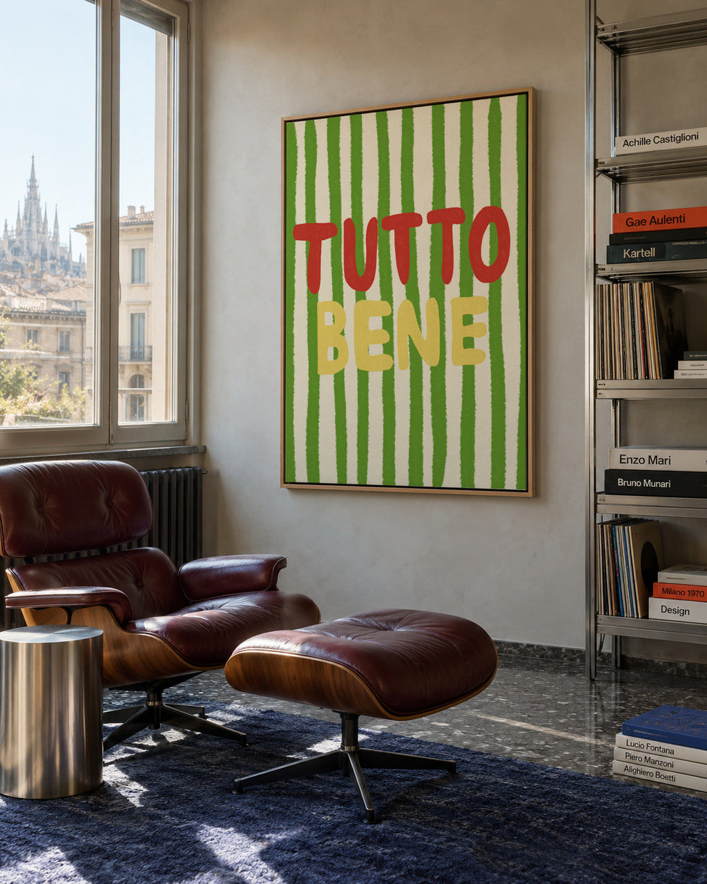 Tutto Bene - Framed canvas in an interior