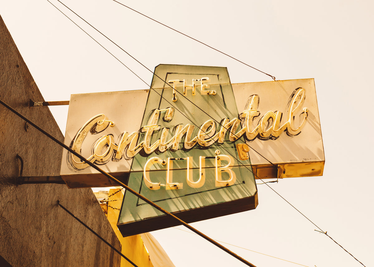 The Continental Club - Unframed art print