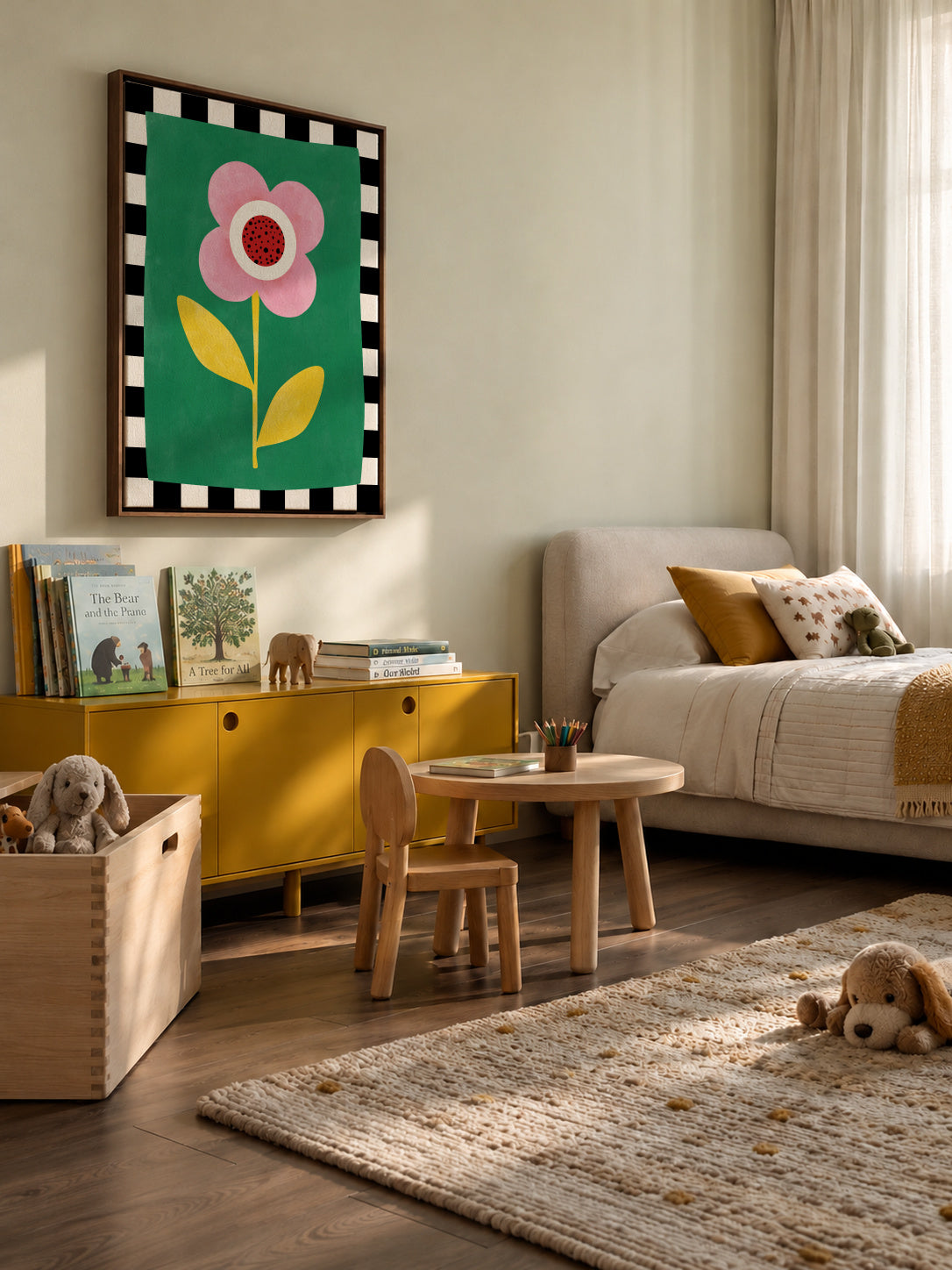 3x4 Aspectratiomixed27 - Framed canvas in an interior