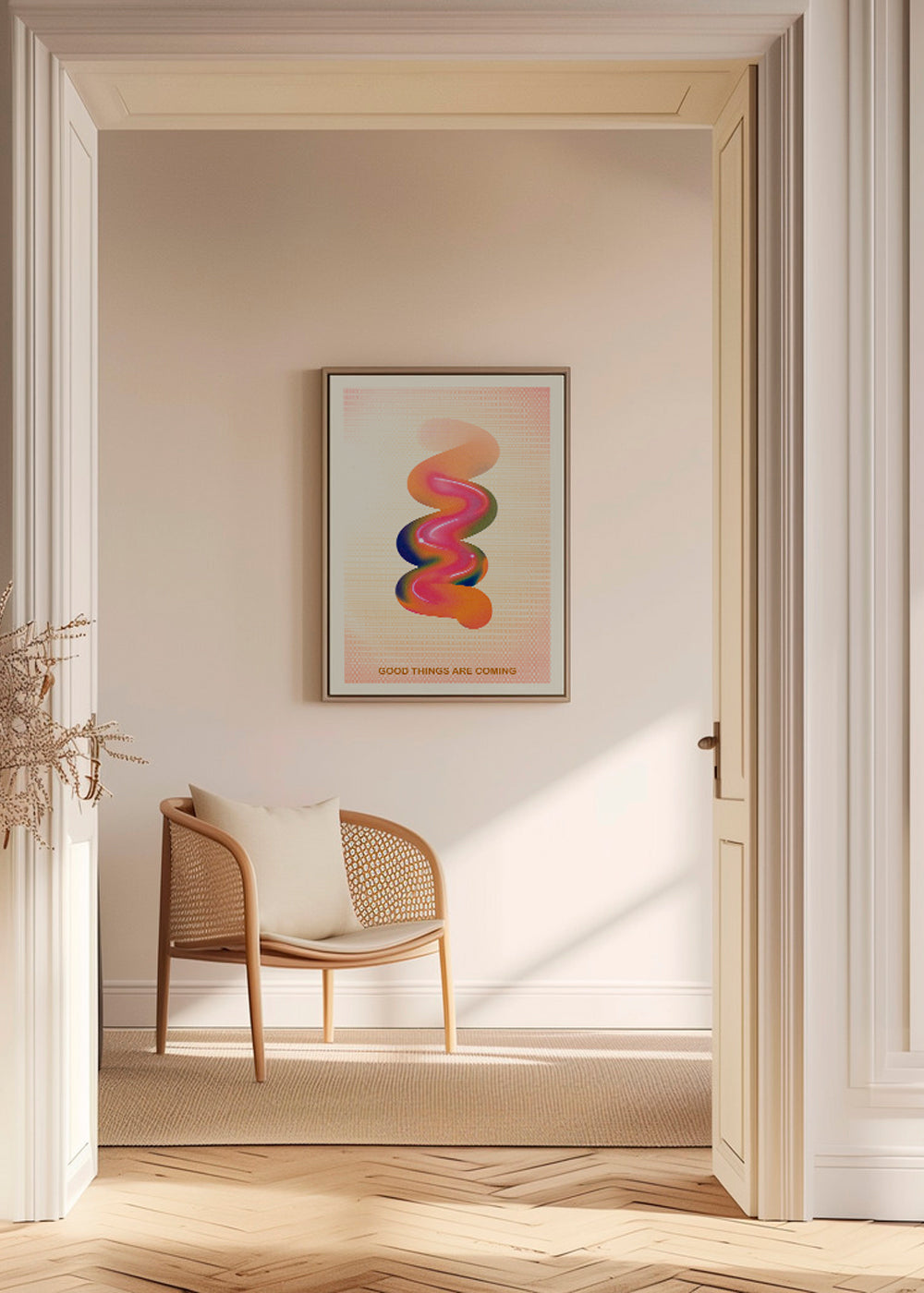 RETRO GRAPHIC NO.17 / GOOD THINGS ARE COMING - The Art Concept