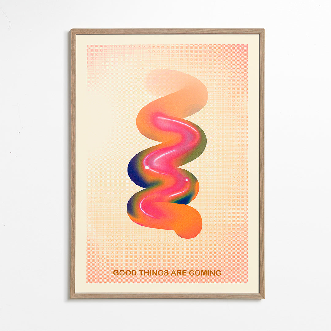 RETRO GRAPHIC NO.17 / GOOD THINGS ARE COMING - The Art Concept