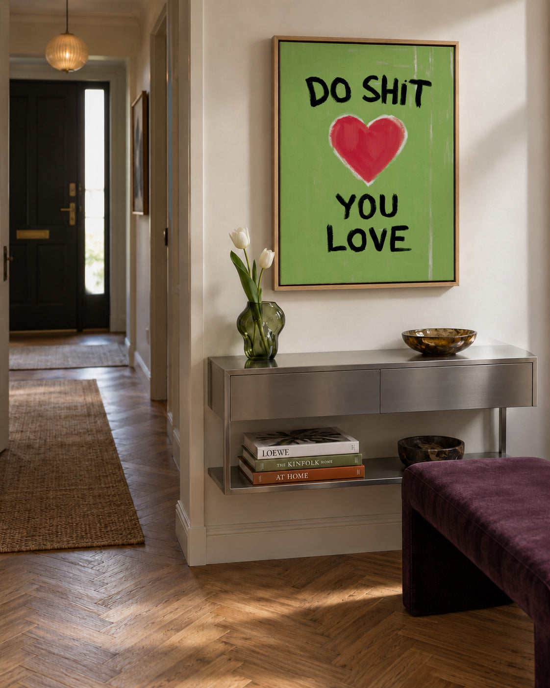 Do Shit You Love - Framed canvas in an interior